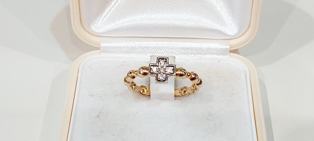 Pierścionek złoty 585 roz 14