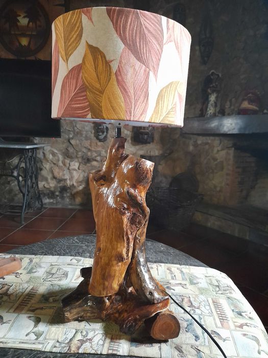 Candeeiros rusticos de madeira Artesanais