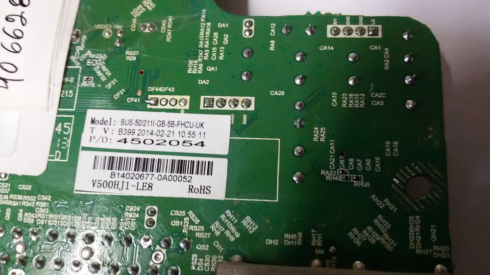 t.msd309.b81c 12176 painel v500hj1-le8 rohs tv bush50-211f