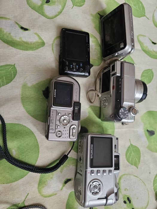 Фотоаппараты Olimpus C-55, C-760, Sony DSC P10, N1, Canon Ixus100is