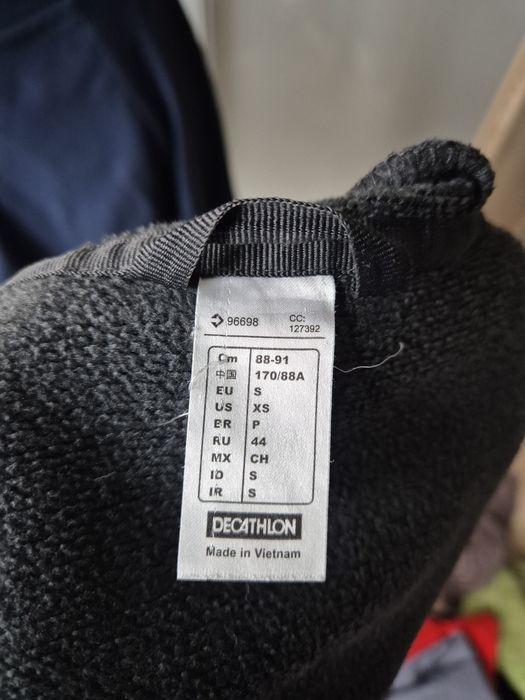 Szara męska bluza Decathlon Forclaz S używana