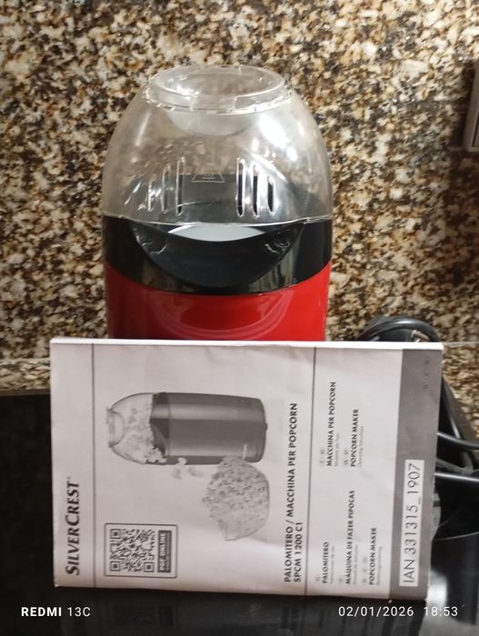 Máquina de fazer pipocas