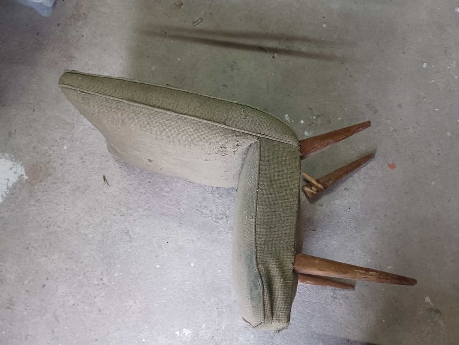 cadeirão vintage para reparar