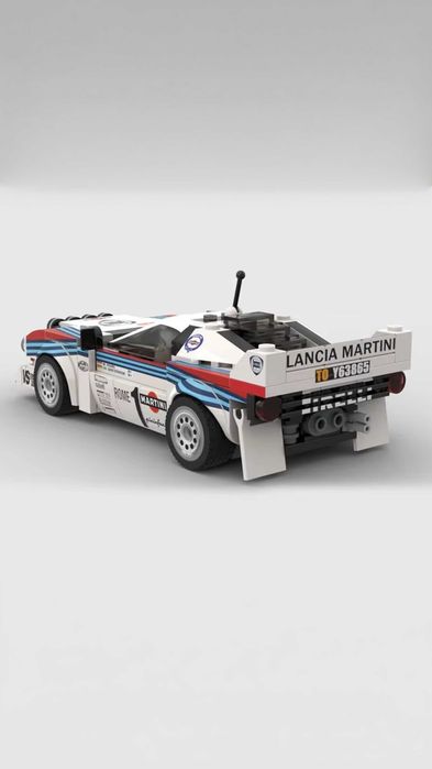LEGO Compatível - Lancia Rally 037 Martini Racing (Speed Champions)