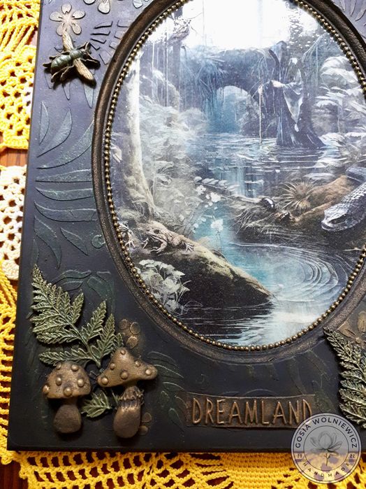 Ręcznie wykonany panel dekoracyjny – baśniowy świat