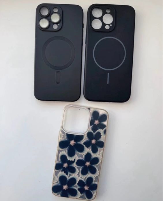 etui case na iphone 15 pro max  magsafe kwiatowy wzór