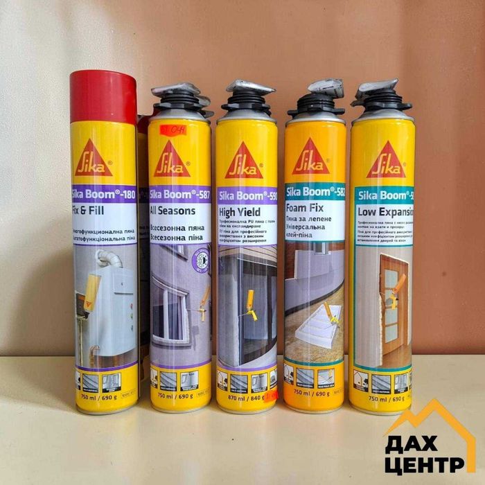 Піна монтажна. Клей-піна Sika BOOM  750мл