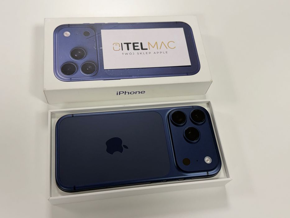 Apple iPhone 17 Pro 256 GB 5G SIM • Blue 0 CYKLI • GWARANCJA • Raty 0%