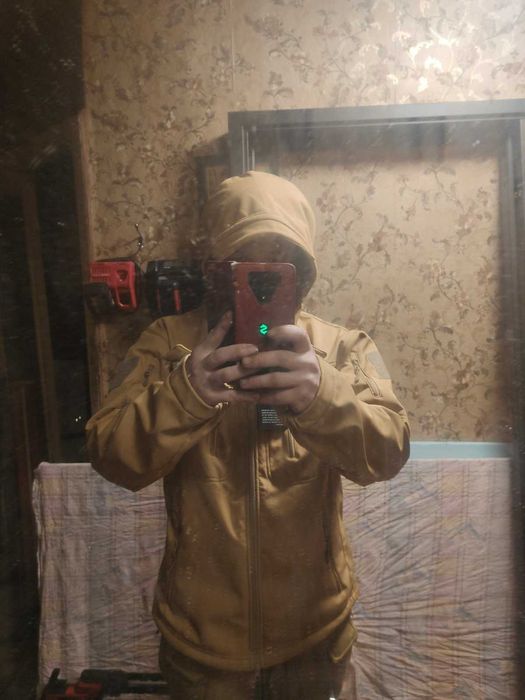 Тактическая форма флис Хаки Песок XL. на рост 175-180. Вес 77 - 84кг