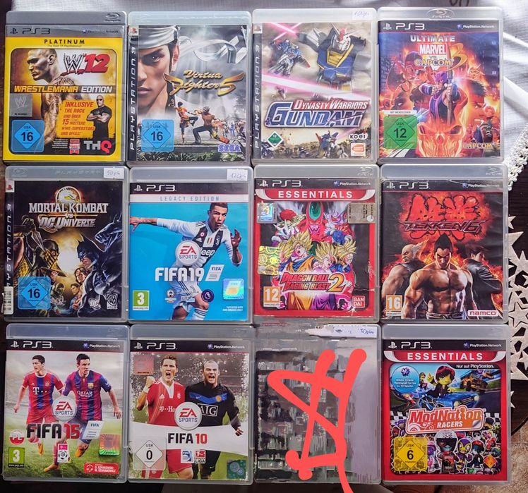 Gry na PlayStation 3 PS3 FPS GTA Call of duty Battlefield Tekken