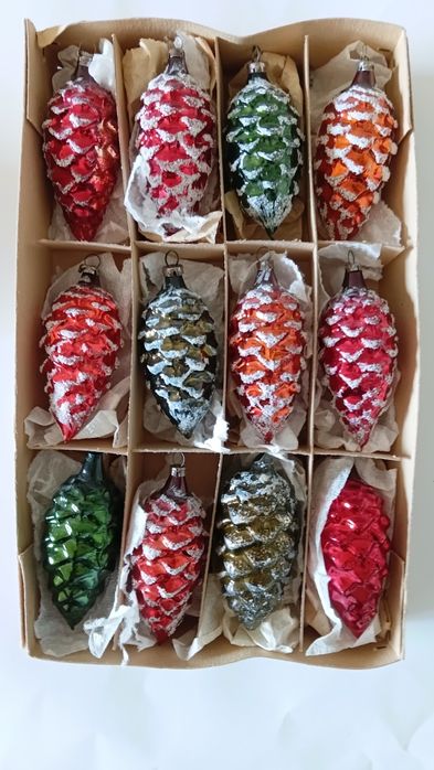 Елочние игрушки ссср часи домики крокодил