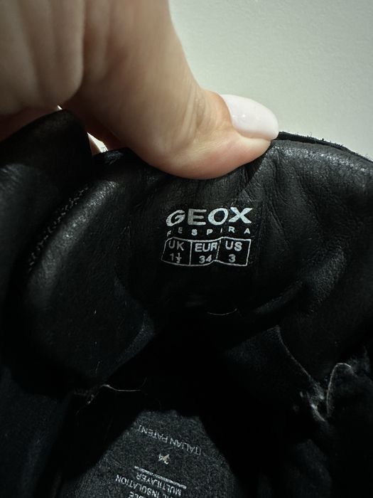 Bota Geox Azul Impermeável 34