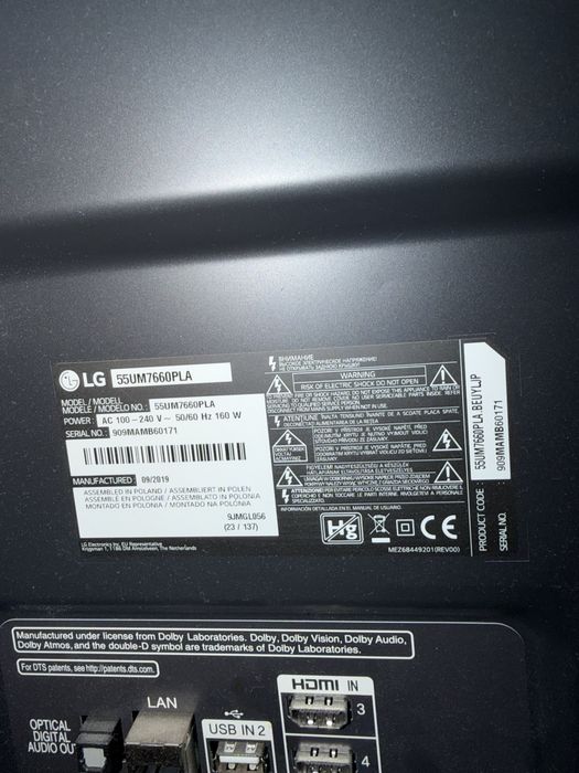 Telewizor LG 55 cali