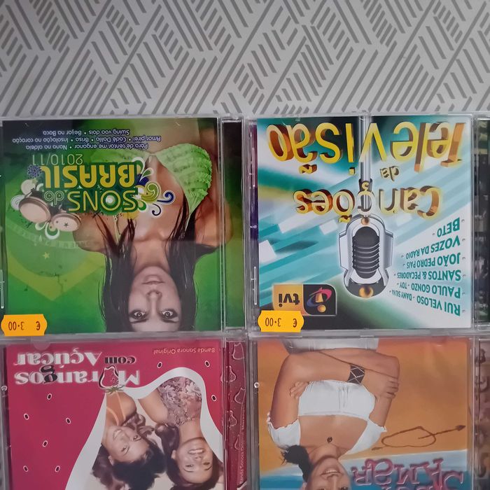 Música em Cd Novelas e Concursos da Televisão.