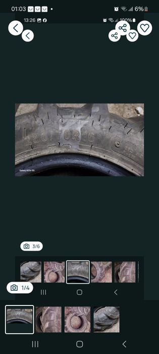 Pneus tractor usados