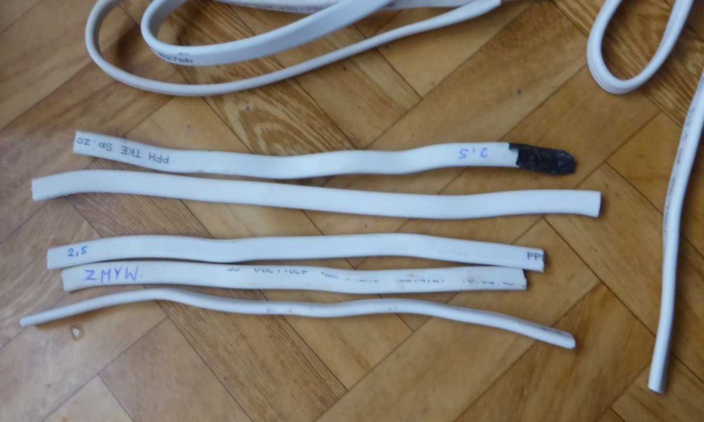 Przewody miedziane 2.5 do naprawy instalacji elektrycznych - 6 mb