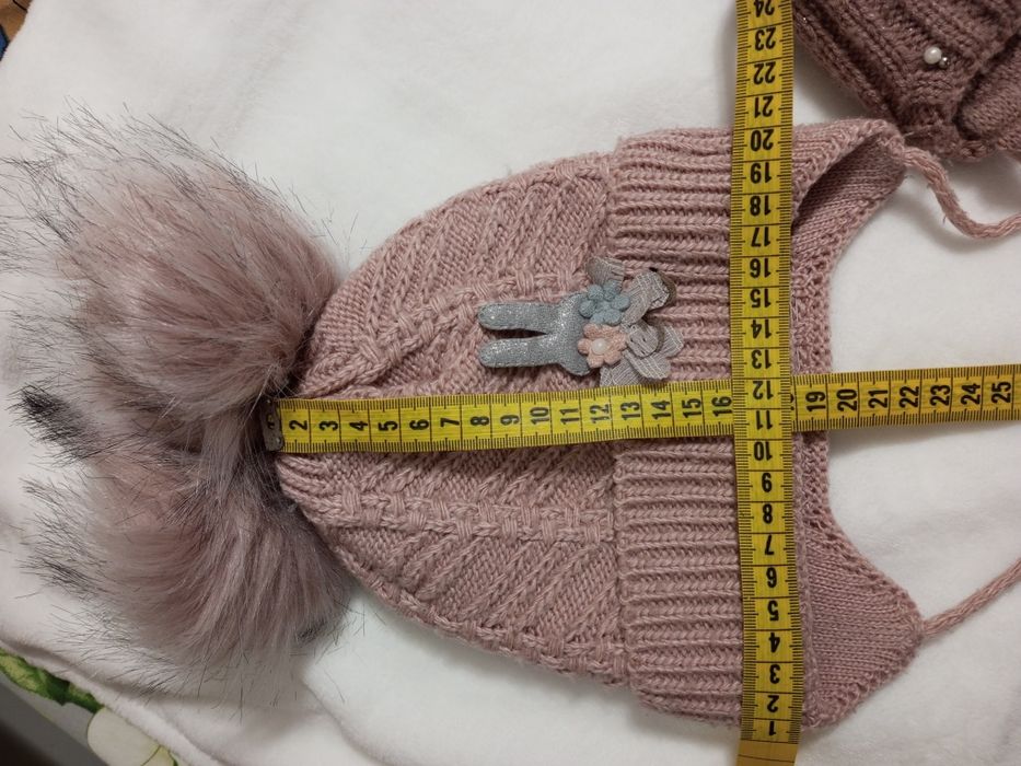 Шапочка для дівчинки 2/3 роки