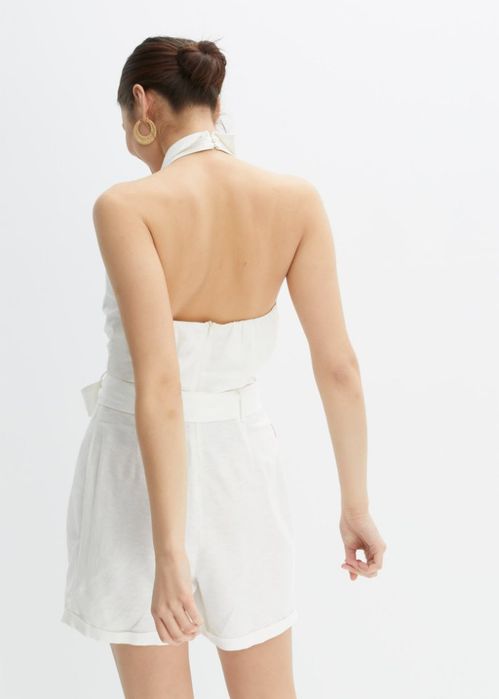 B.P.C Krótki kombinezon elegancki z lnem ^40