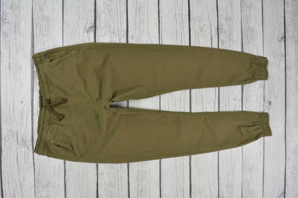 Lyle & Scott LSC1087 Dark Olive Spodnie Joggery Stretch Rozmiar S
