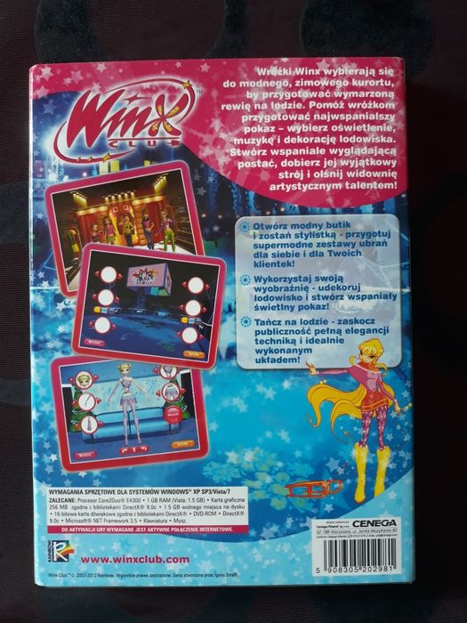 Gra Winx Club - rewia na lodzie