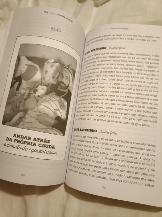 Livro " por ladrar de outra coisa"