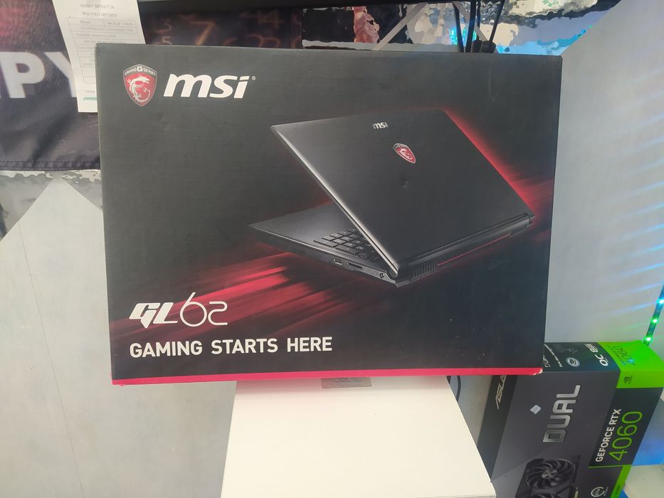 Laptop Gamingowy MSI /Win 11 /12GB RAM /GTX 950 /2xDYSK /GWAR. /SKLEP