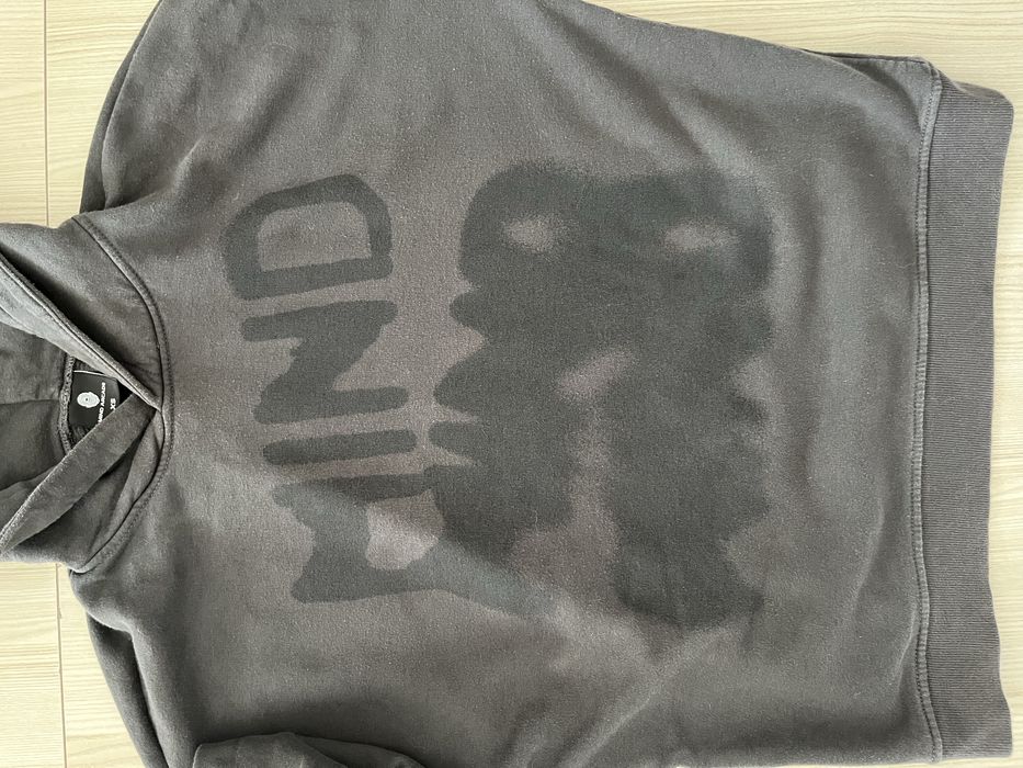 szara bluza z kapturem oversize xs