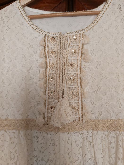 Tunika koronkowa boho