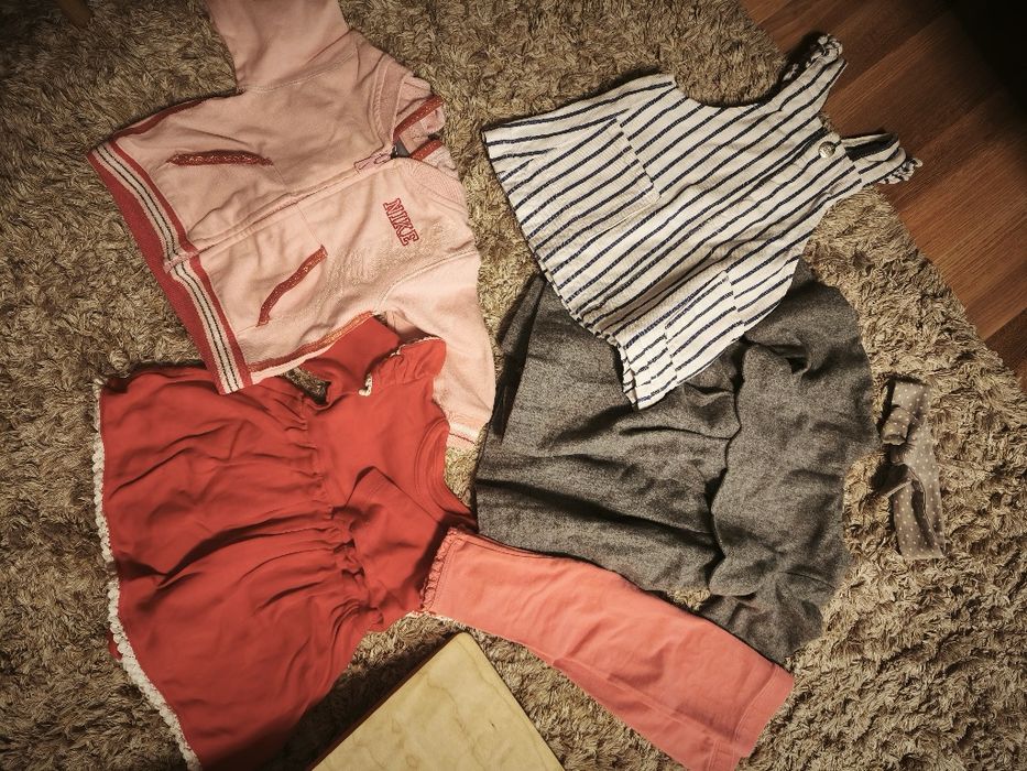 Zestaw ubranek 68cm dla dziewczynki bluza nike