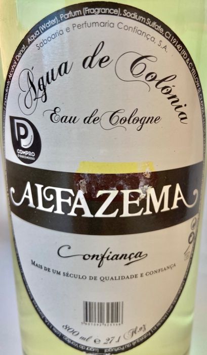 Águas de Colónia Saboaria e Perfumaria Confiança