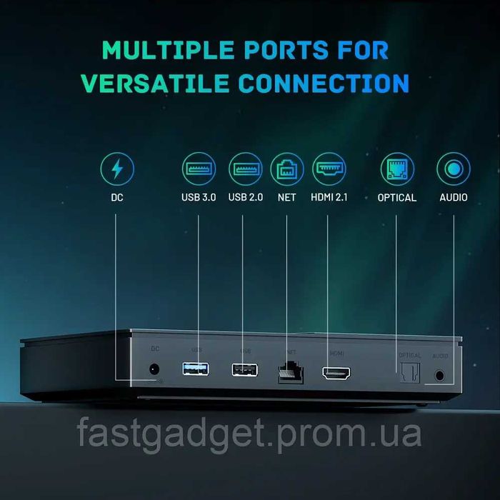 Надпотужна смарт приставка Kinhank K9 4/64ГБ, 8K Android TV, S928X-K