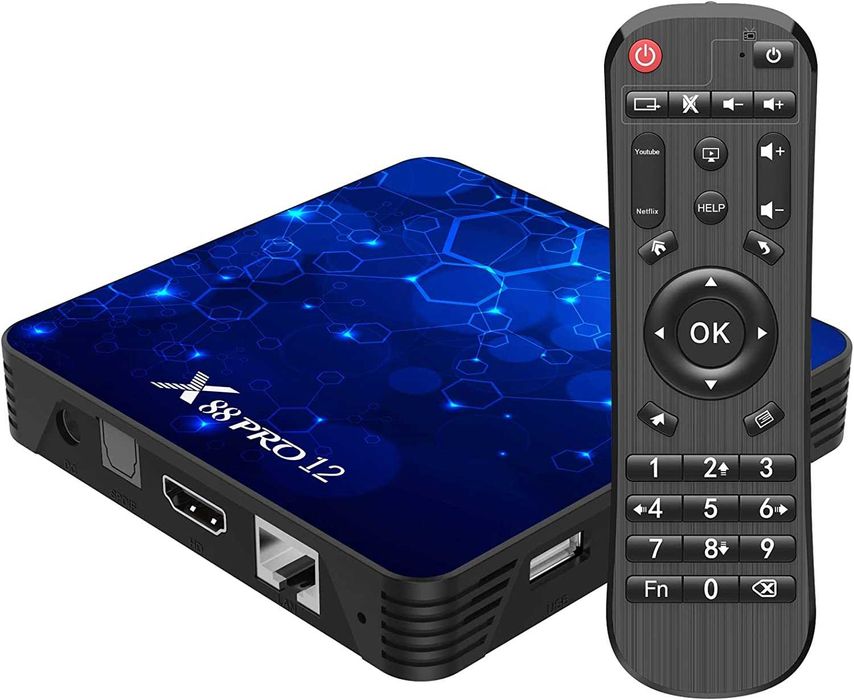 BOX android 4K IPTV FULL 4GB Ram-32GB Memória NOVAS