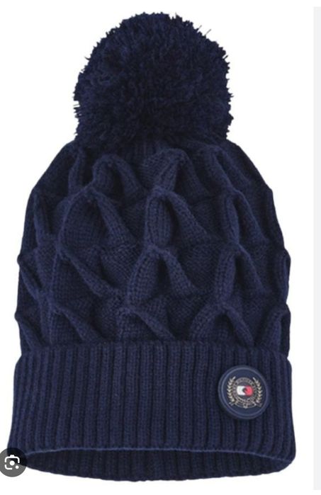 Nowa czapka z pomponem Tommy hilfiger