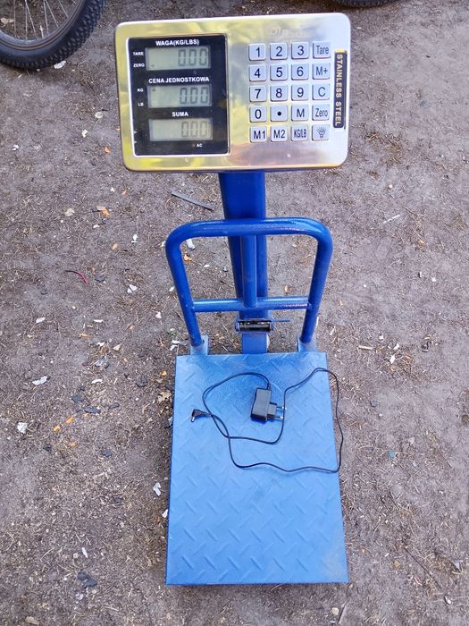 Elektroniczna waga magazynowa 150kg,platformowa,LCD,precyzyjna