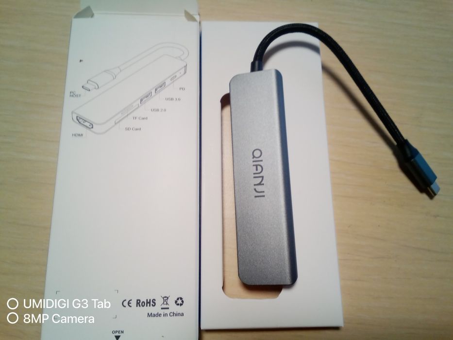 USB hub док-станція 6 in 1