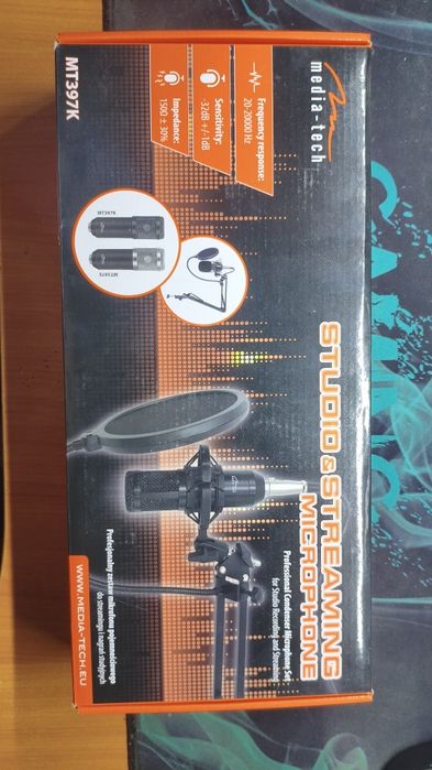 Студійний мікрофон Media-Tech MT397K з повним комплектом