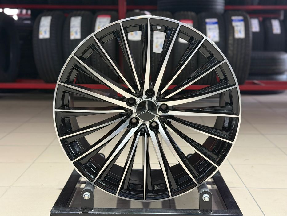 Різноширокі Диски REPLICA FB MR149 R20 5x112 Black Machined Face (Mercedes-Benz)