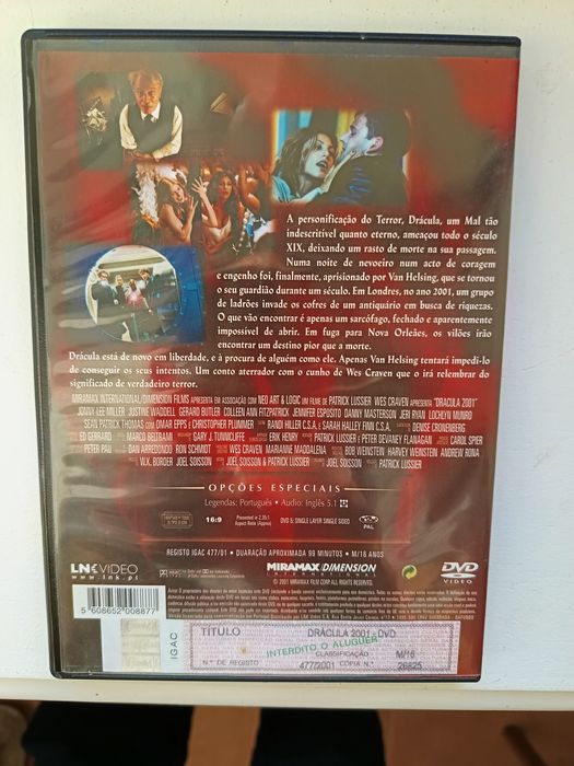 DVD Drácula    .