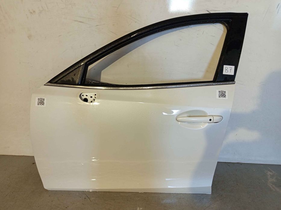 + DRZWI PRZÓD PRZEDNIE LEWE MAZDA 3 III BL 2 Gen. 34K BIAŁY 5D 5 DRZWI HB