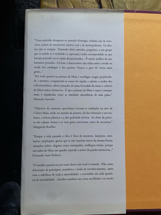 Livro de Clara Pinto Correia As afestas Secretas pela mão de Maia
