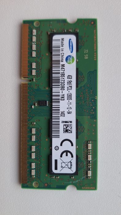 Продам оперативну пам’ять Samsung 4 ГБ DDR3L для ноутбука (та що на фото)