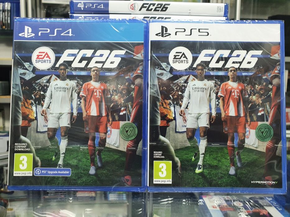 Гра FC 26 (колишня FIFA) для Sony PS4 та PS5 нові дискі (магазин)