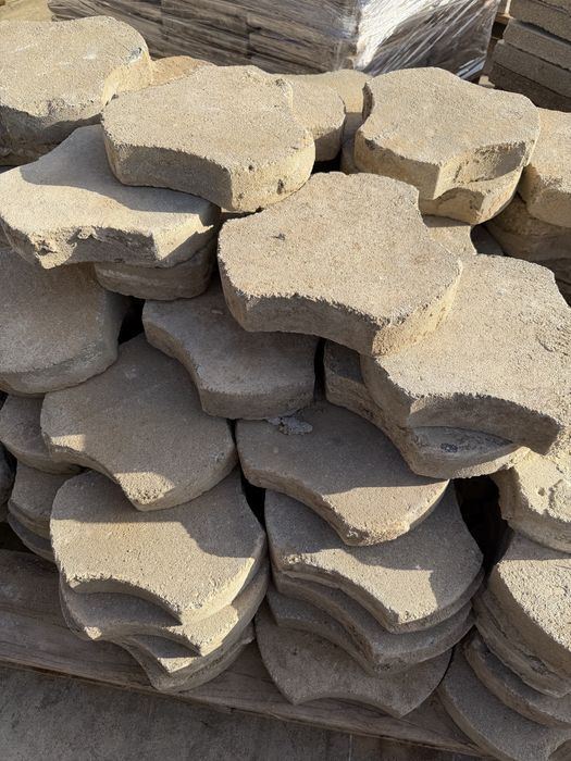 Palete de mosaicos em cimento