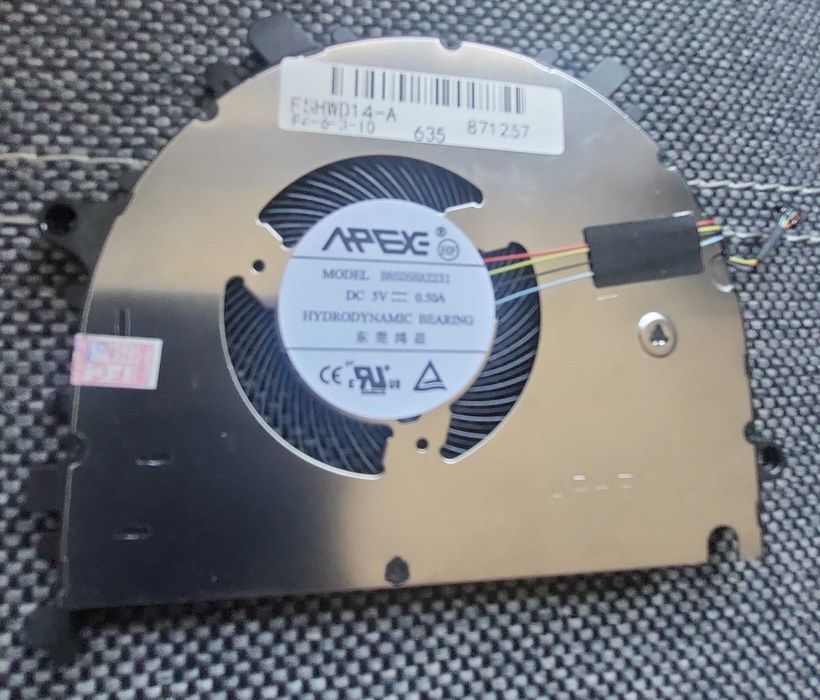 Wentylator Procesora Huawey Mate Book D 15