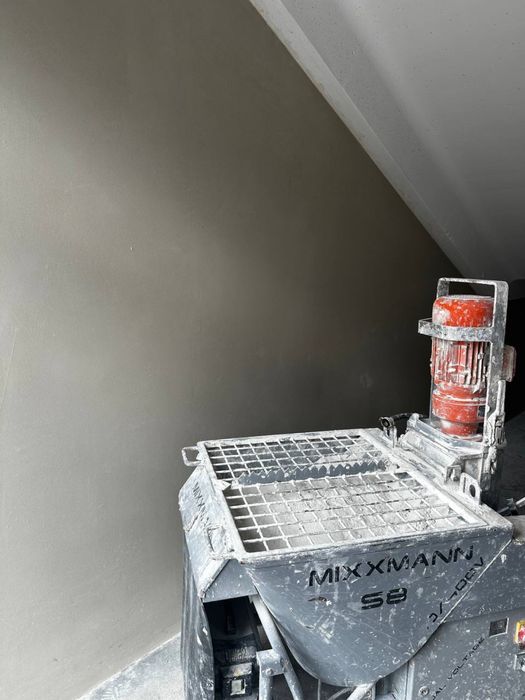 Машинна стяжка підлоги, штукаткрка гіпсова, вапняно цементна