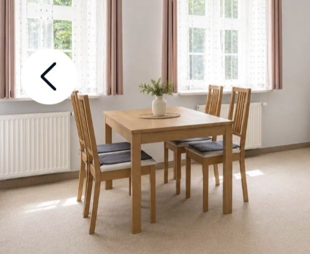 Stół rozkładany Przedłużany Ikea BJURSTA