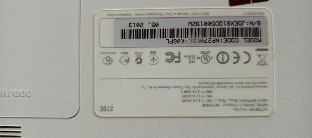 Laptop Samsung używany stan bdb