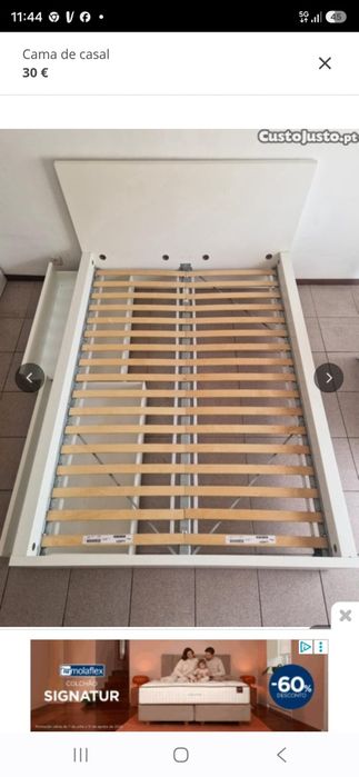Cama de casal com 2 gavetões Entrega e Montagem Gratuita