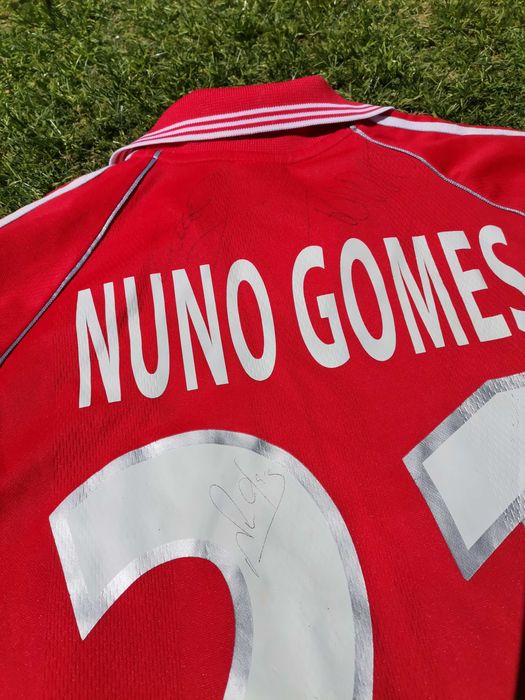 Camisola t-shirt Nuno Gomes Adidas SLB Benfica