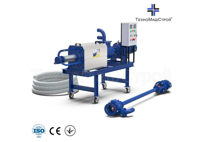 Шнековий зневоднювач (дегідратор) СШ-230